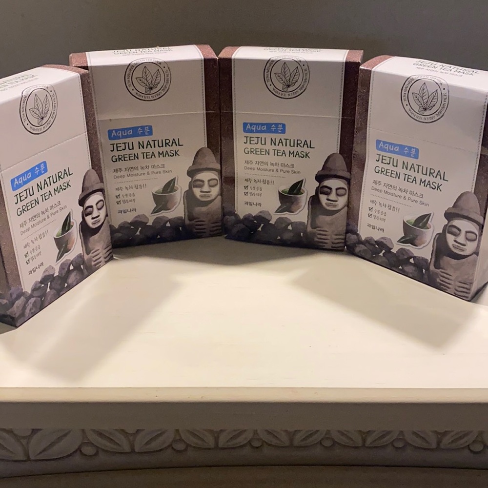 Jeju Natural Green Tea Mask Boxes
